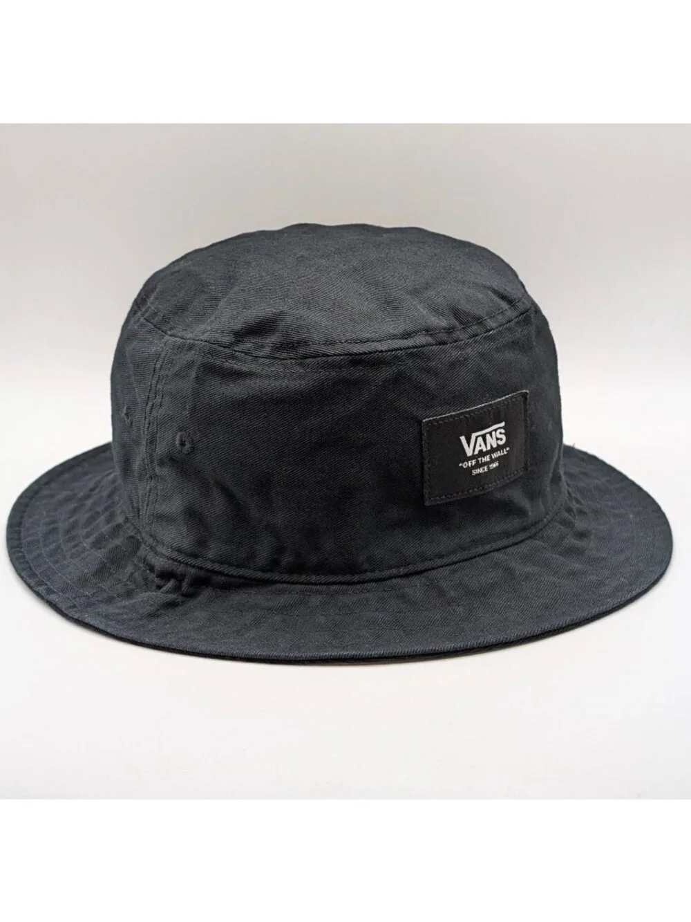 VANS Off The Wall Black Bucket Hat Unisex OSFM Skateboarding Skater Street Wear